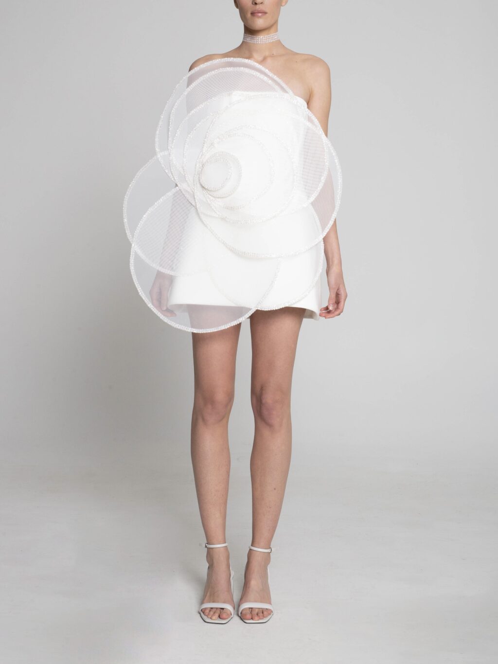 Infinity Short Dress With Sequin Details