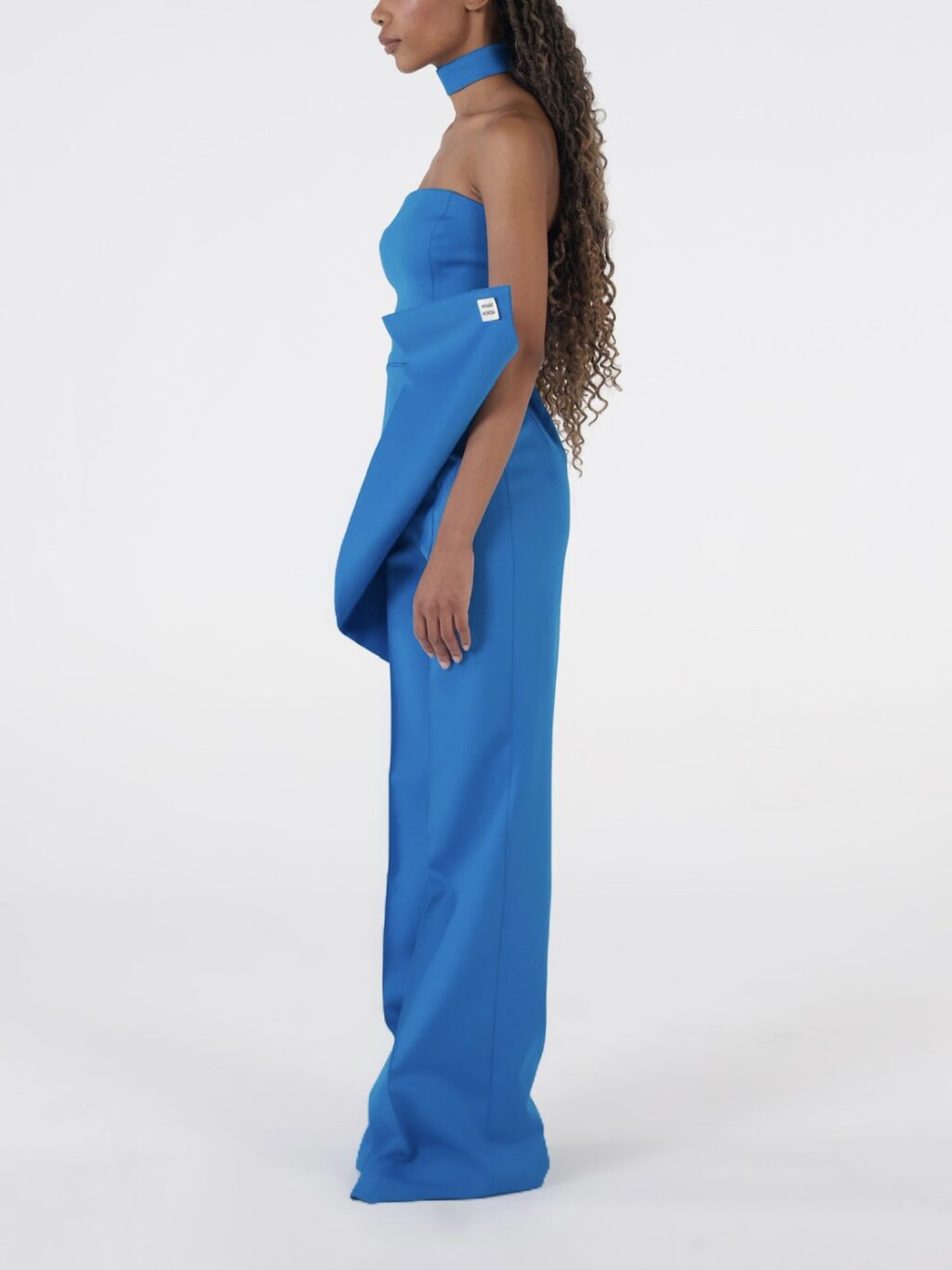 Trousers With Triangle Detail in Blue