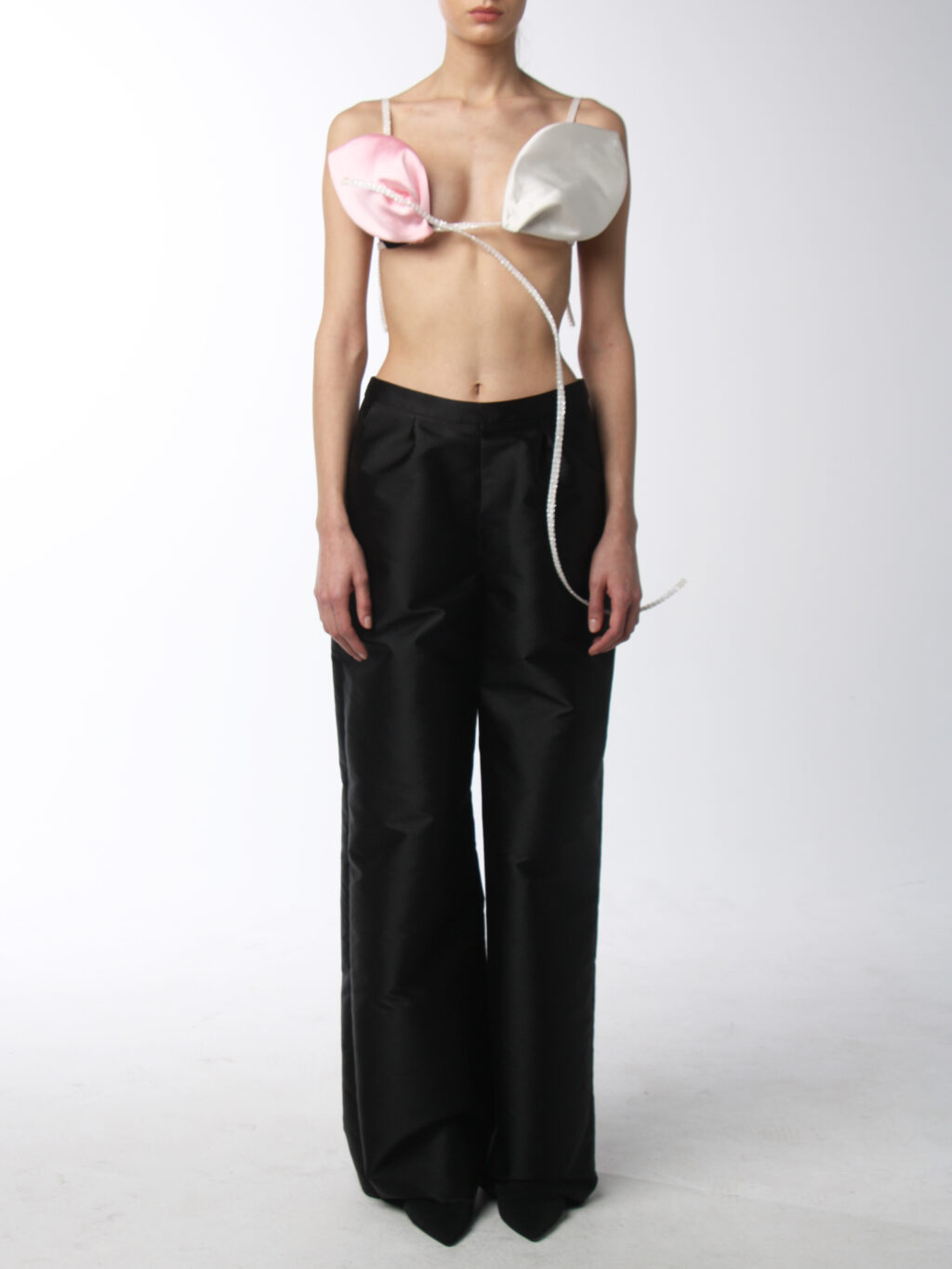 Flower Details Cropped Top