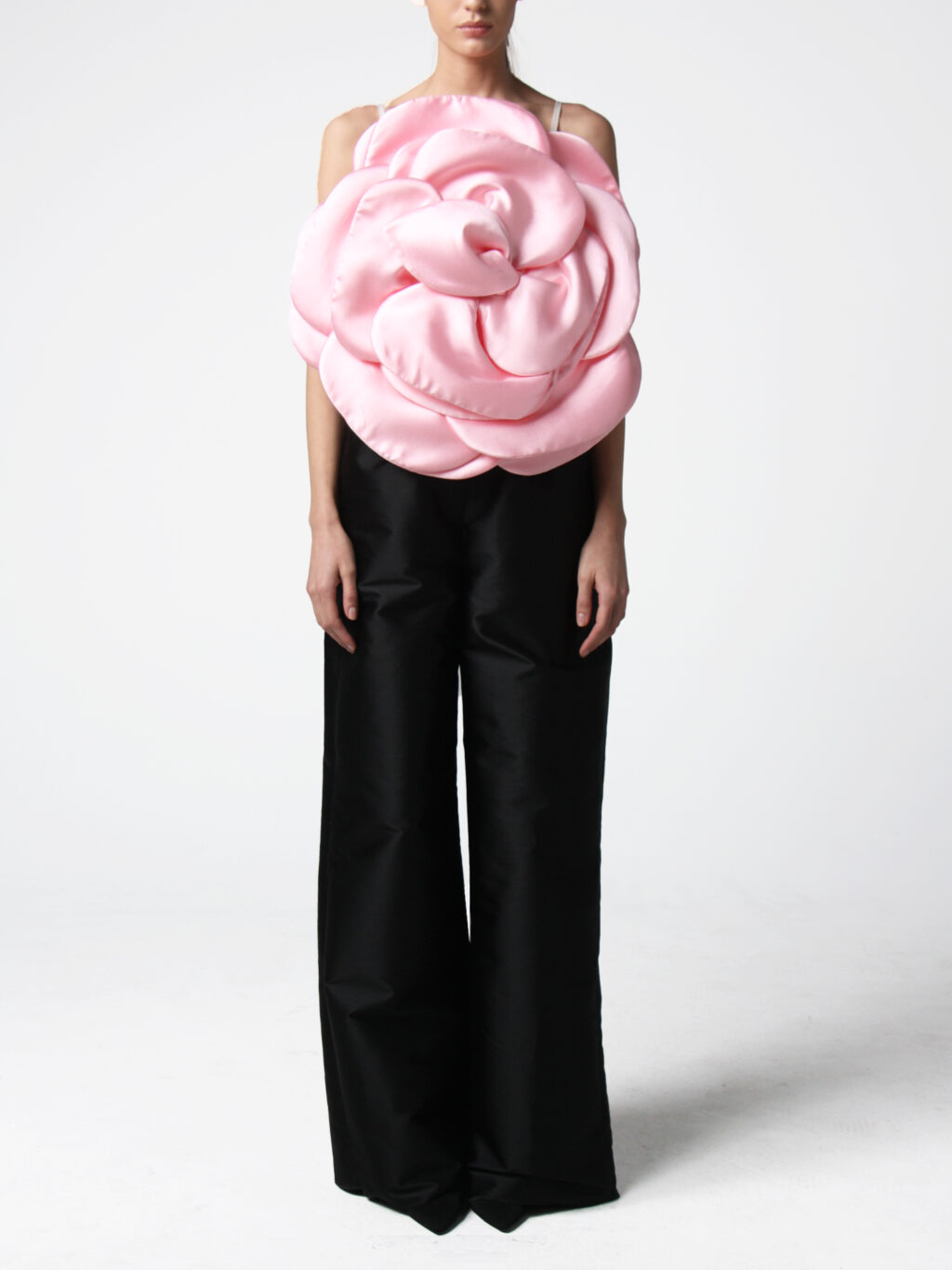 Top With Pink Flower Detail
