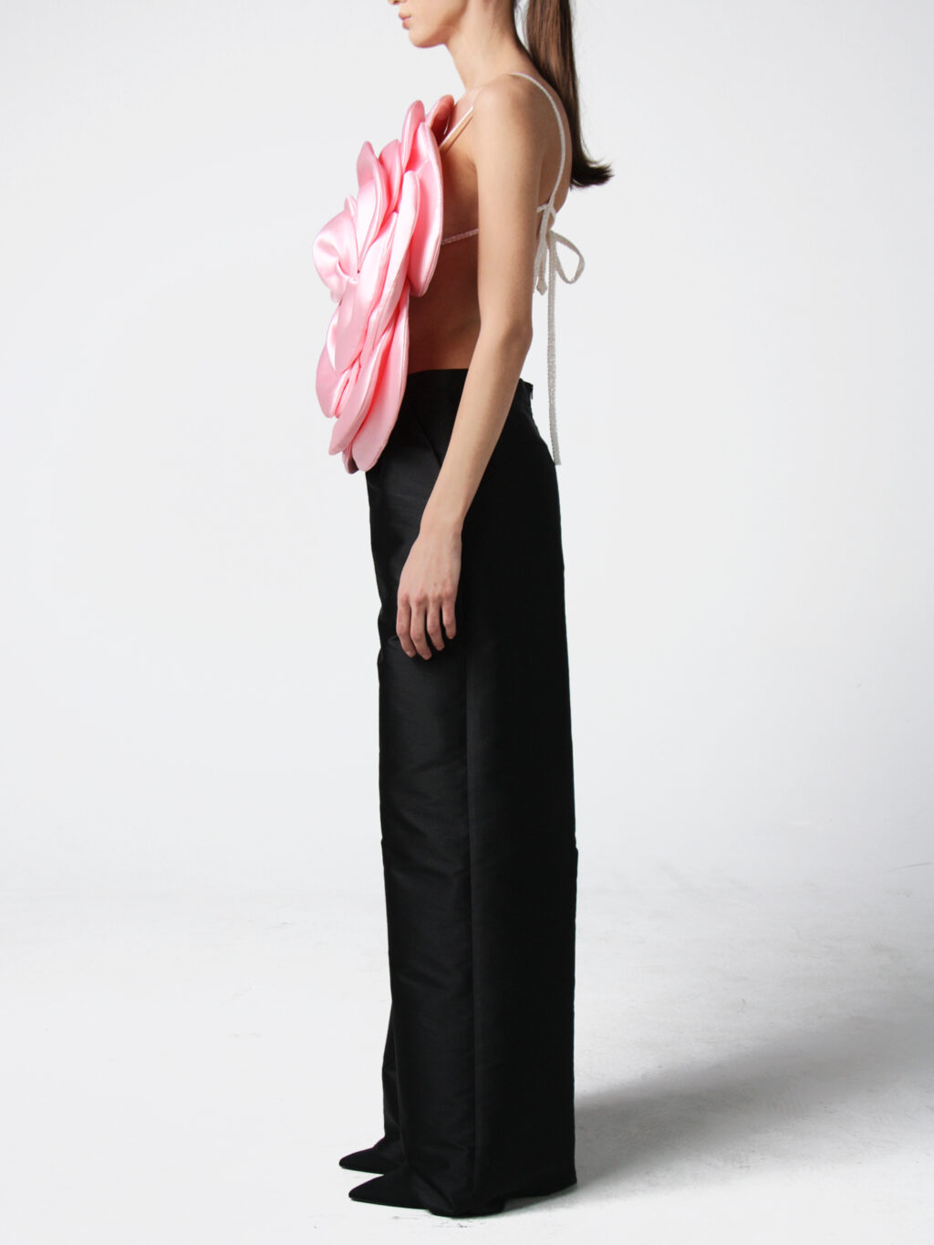 Top With Pink Flower Detail