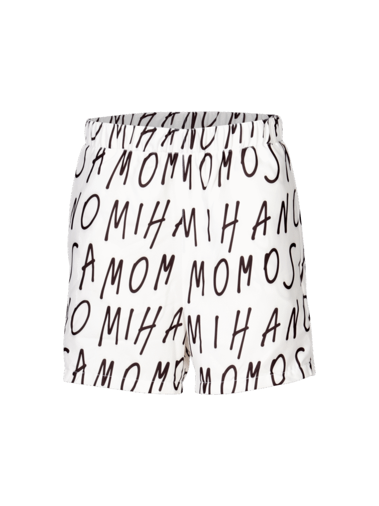 print man's shirt in white