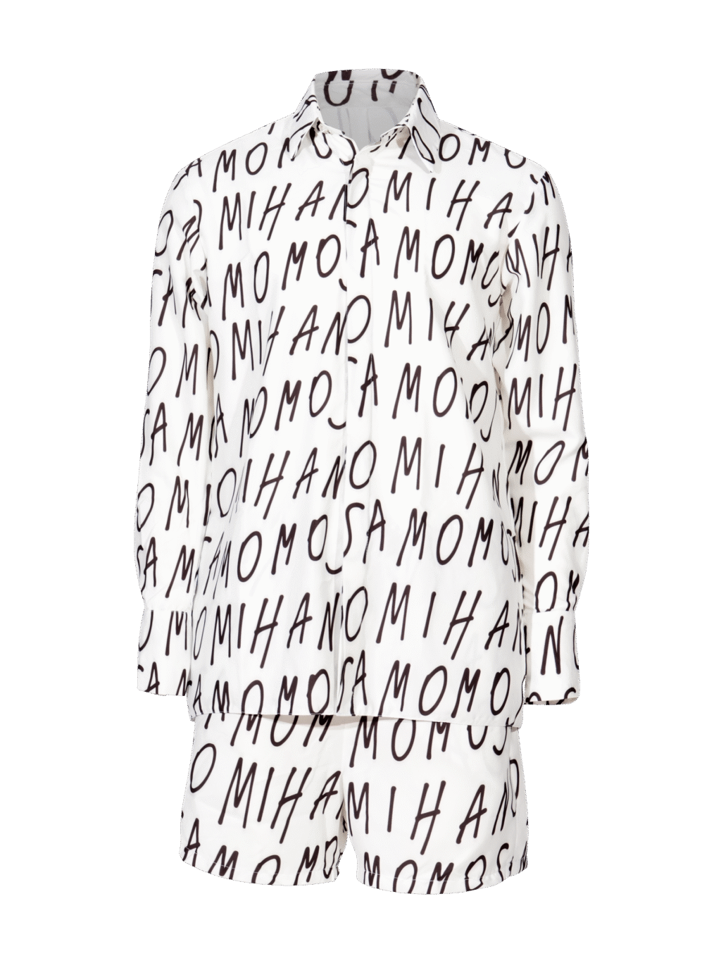 Print Man’s Bermuda in White