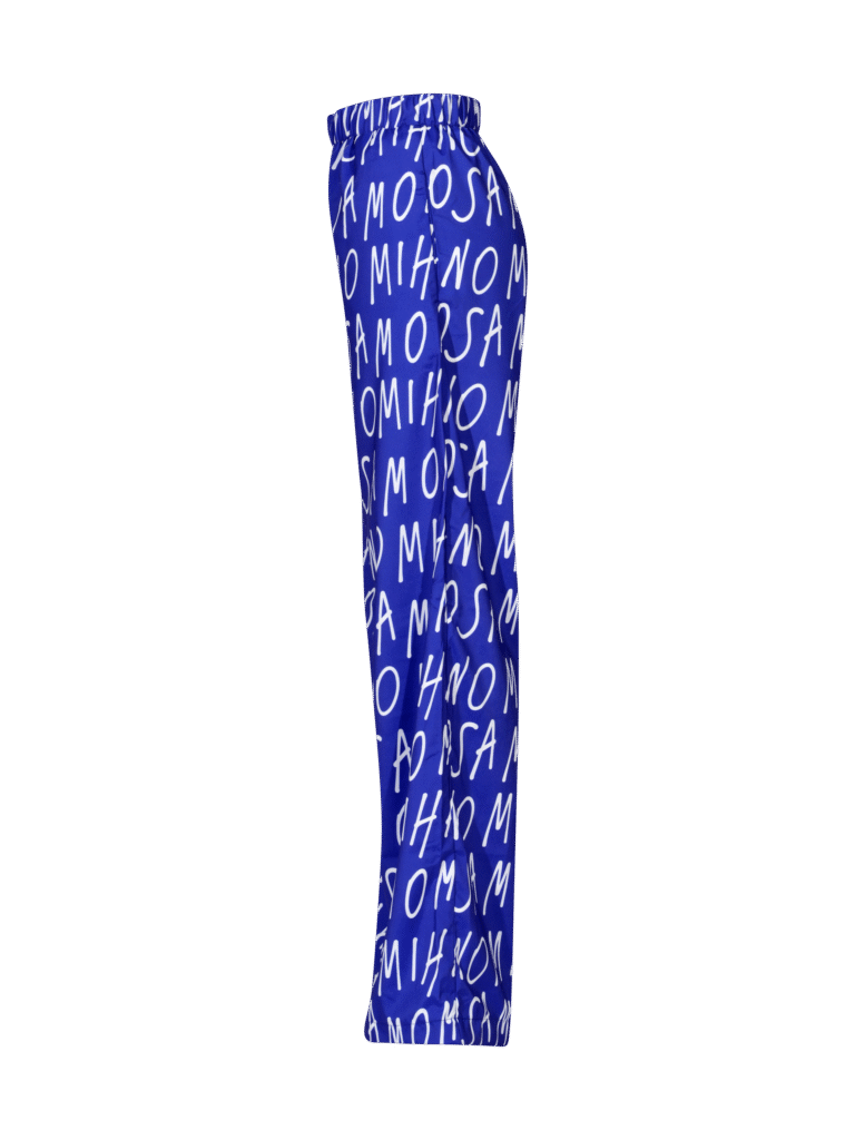 print woman's shirt in blue