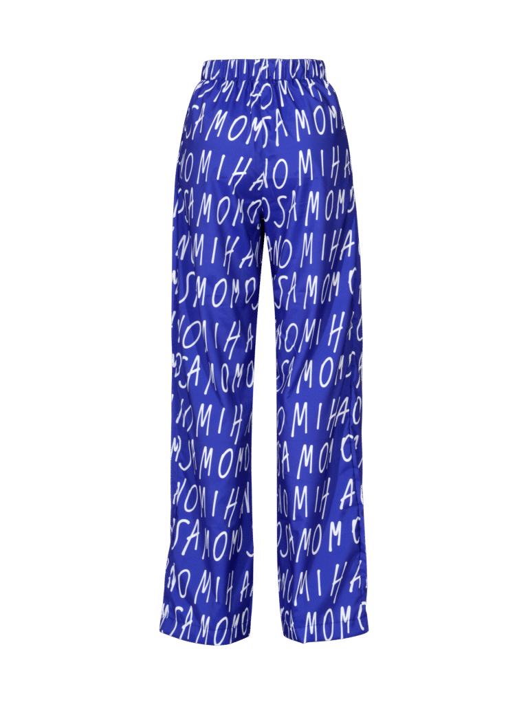 print woman's shirt in blue