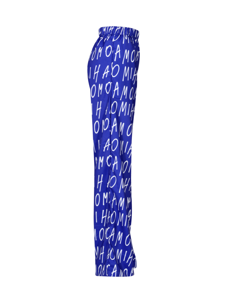 print woman's shirt in blue