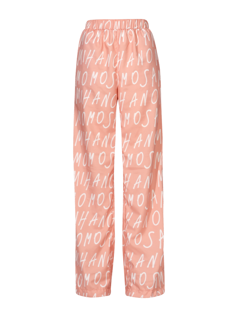 print woman's shirt in peach