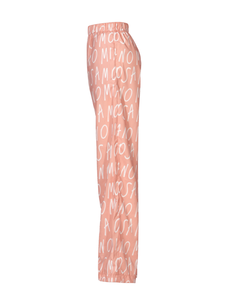 print woman's shirt in peach