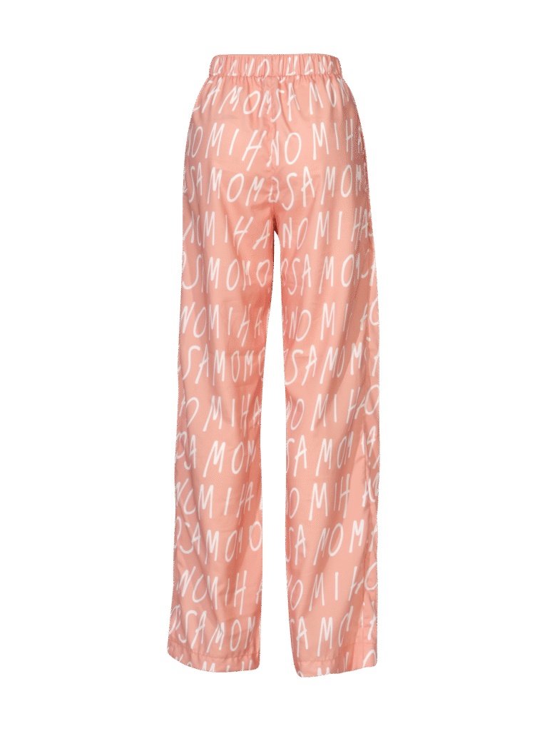 print woman's shirt in peach