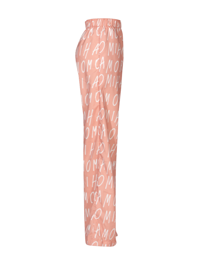 print woman's shirt in peach