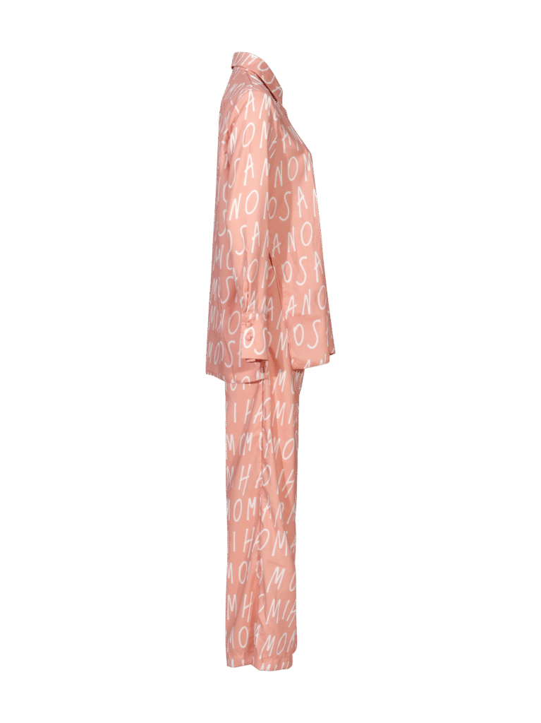 print woman's shirt in peach