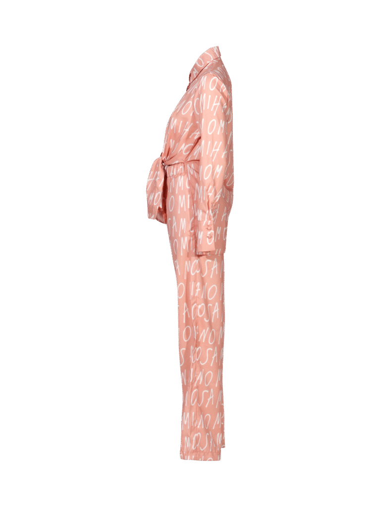 print woman's shirt in peach