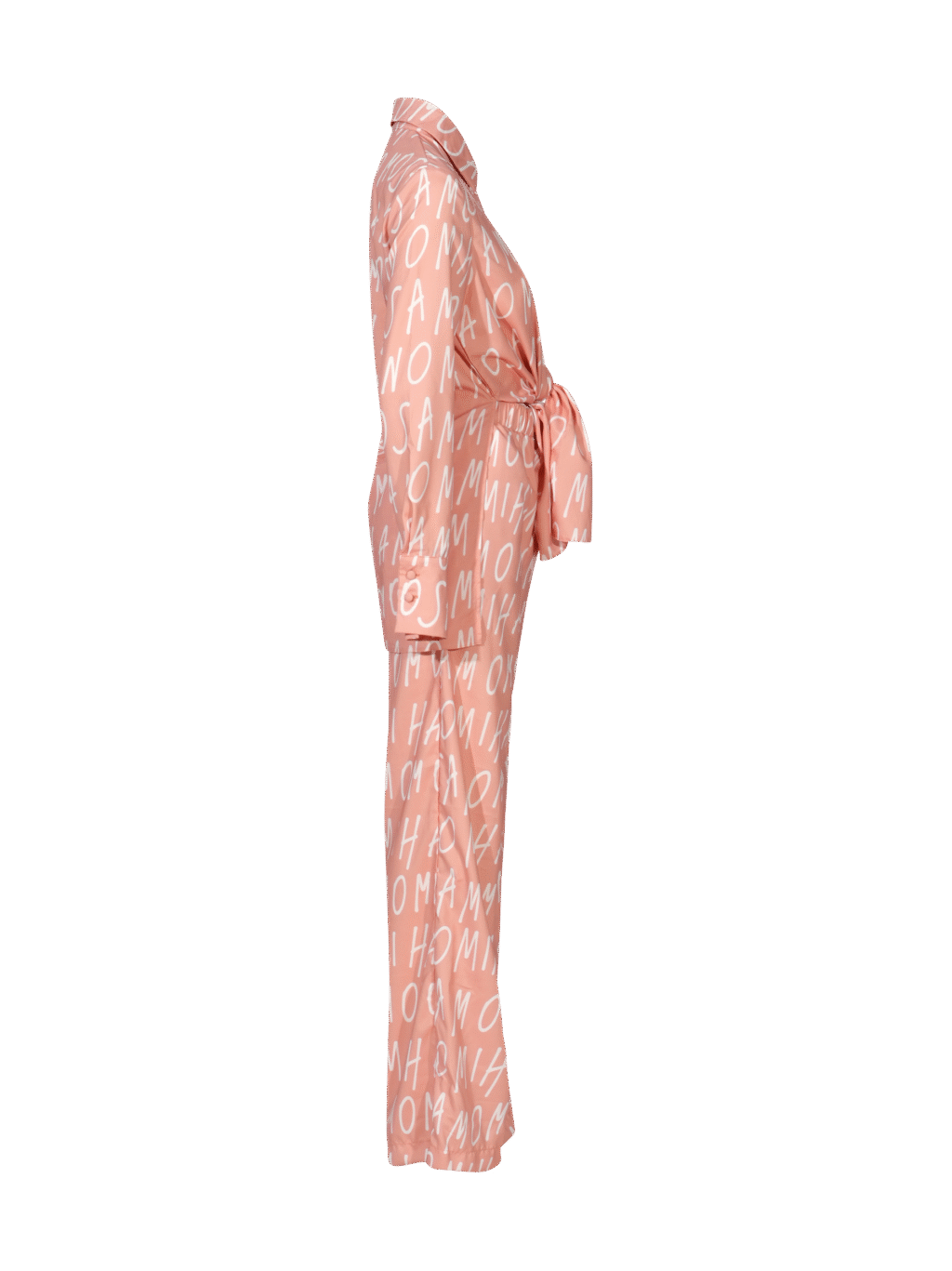 Print Woman’s Shirt In Peach